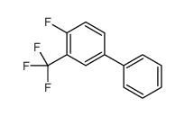 4-Fluoro-3-(trifluoromethyl)biphenyl结构式