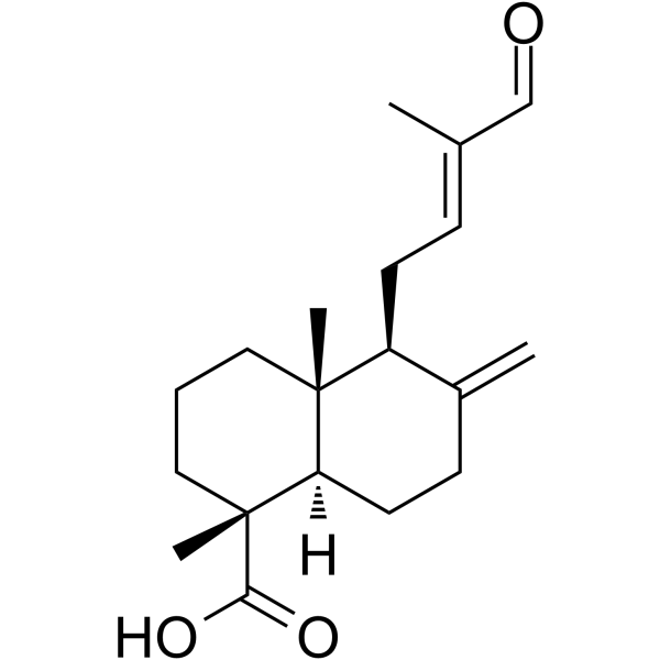 15-r-14-oxolabda-8(17),12-dien-18-oic acid picture