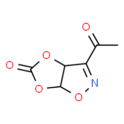 [1,3]Dioxolo[4,5-d]isoxazol-5-one, 3-acetyl-3a,6a-dihydro- (9CI) Structure