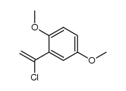 1-chloro-1-(2,5-dimethoxyphenyl)ethene Structure