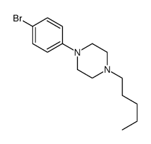 1-(4-bromophenyl)-4-pentylpiperazine Structure