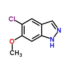 5-Chloro-6-methoxy-1H-indazole structure