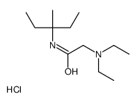 diethyl-[2-(3-methylpentan-3-ylamino)-2-oxoethyl]azanium,chloride结构式