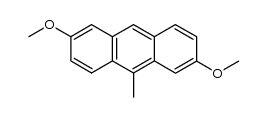 dimethoxy-2,6 methyl-9 anthracene结构式