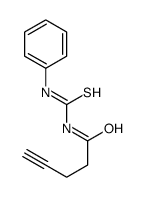 N-(phenylcarbamothioyl)pent-4-ynamide Structure