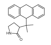 3-(2-(9,10-dihydroanthracen-9-yl)propan-2-yl)pyrrolidin-2-one Structure