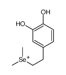 2-(3,4-dihydroxyphenyl)ethyl-dimethylselanium结构式