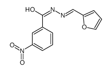 N-(furan-2-ylmethylideneamino)-3-nitrobenzamide结构式