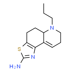 6-propyl-4,5,5a,6,7,8-hexahydrothiazolo(4,5-f)quinolin-2-amine structure
