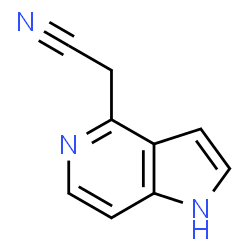 1H-Pyrrolo[3,2-c]pyridine-4-acetonitrile结构式