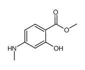 methyl 2-hydroxy-4-(methylamino)benzoate结构式