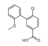 4-chloro-3-(2-methoxyphenyl)benzoic acid Structure