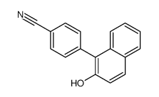 4-(2-hydroxynaphthalen-1-yl)benzonitrile结构式
