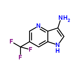 3-Amino-6-trifluoromethyl-4-azaindole结构式