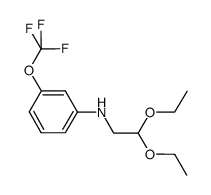 N-(2,2-diethoxyethyl)-3-(trifluoromethoxy)aniline结构式
