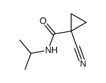 Cyclopropanecarboxamide, 1-cyano-N-(1-methylethyl)- (9CI) structure