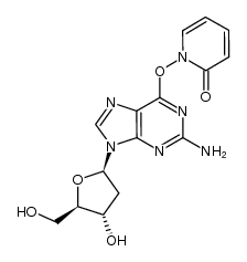 O6-(2-oxopyridin-1(2H)-yl)-2'-deoxyguanosine Structure