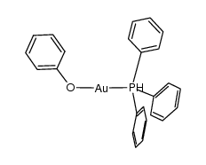 phenolato(triphenylphosphine)gold结构式