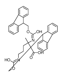 DI-FMOC-ALPHA-METHYL-DL-ORNITHINE结构式