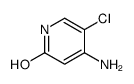 4-amino-5-chloro-1H-pyridin-2-one结构式