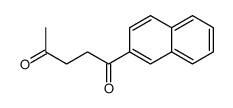 1-naphthalen-2-ylpentane-1,4-dione Structure