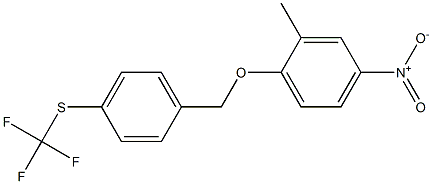 2-(4-TRIFLUOROMETHYLTHIOBENZOXY)-5-NITROTOLUENE picture