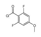 2,6-Difluoro-4-methoxybenzoyl chloride structure