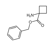 Cyclobutanecarboxylic acid, 1-amino-, phenylmethyl ester (9CI)结构式