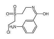 3-amino-N-[2-(2-chloroethylsulfonyl)ethyl]benzamide结构式