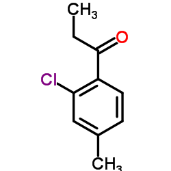 1-(2-Chloro-4-methylphenyl)-1-propanone Structure