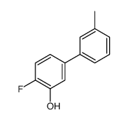 2-fluoro-5-(3-methylphenyl)phenol结构式