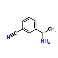 3-[(1S)-1-Aminoethyl]benzonitrile Structure
