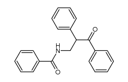 N-(2-Benzoyl-2-phenylethyl)benzamide Structure
