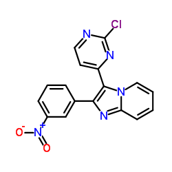 3-(2-Chloro-4-pyrimidinyl)-2-(3-nitrophenyl)imidazo[1,2-a]pyridine Structure