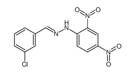 m-Chlorobenzaldehyde 2,4-Dinitrophenylhydrazone Structure