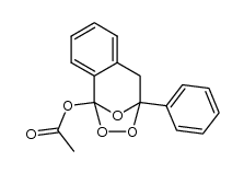 2-Phenyl-3-acetoxy-1H-indene ozonide结构式