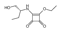 3-Cyclobutene-1,2-dione,3-ethoxy-4-[[1-(hydroxymethyl)propyl]amino]-,(R)-(9CI) picture