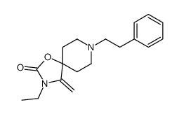 3-ethyl-4-methylidene-8-(2-phenylethyl)-1-oxa-3,8-diazaspiro[4.5]decan-2-one Structure