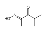 (2Z)-2-hydroxyimino-4-methylpentan-3-one Structure