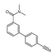 3-(4-cyanophenyl)-N,N-dimethylbenzamide结构式