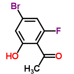 1-(4-bromo-2-fluoro-6-hydroxyphenyl)-Ethanone Structure