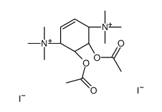 [(1S,4R,5R,6R)-5,6-diacetyloxy-4-(trimethylazaniumyl)cyclohex-2-en-1-yl]-trimethylazanium,diiodide Structure