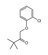 1-(2-chlorophenoxy)-3,3-dimethylbutan-2-one Structure