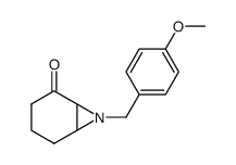 (±)-7-[(4-methoxyphenyl)methyl]-7-azabicyclo[4.1.0]heptan-2-one结构式