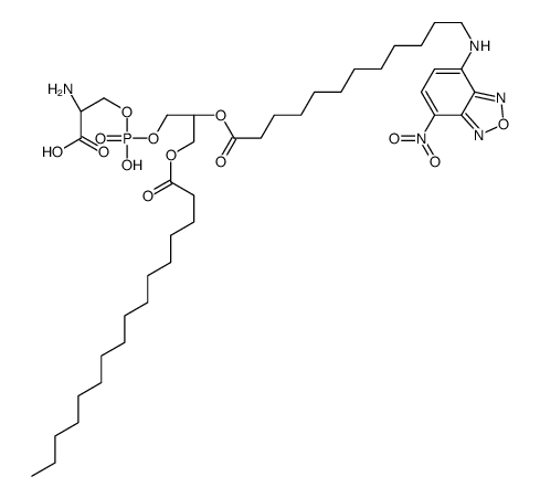 (1-Palmitoyl-2-nbd-aminododecanoyl)phosphatidylserine结构式