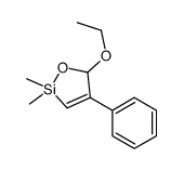 5-ethoxy-2,2-dimethyl-4-phenyl-5H-oxasilole Structure