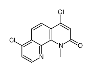 4,7-dichloro-1-methyl-1,10-phenanthrolin-2-one Structure