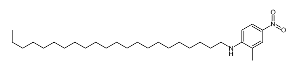 N-docosyl-2-methyl-4-nitroaniline结构式