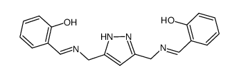 3,5-bis-((salicylideneamino)methyl)pyrazole结构式