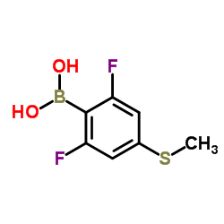 2,6-Difluoro-4-(methylthio)phenylboronic acid picture